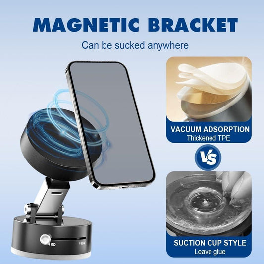 MegaGrip - Vacuum Magnetic Suction Phone Holder