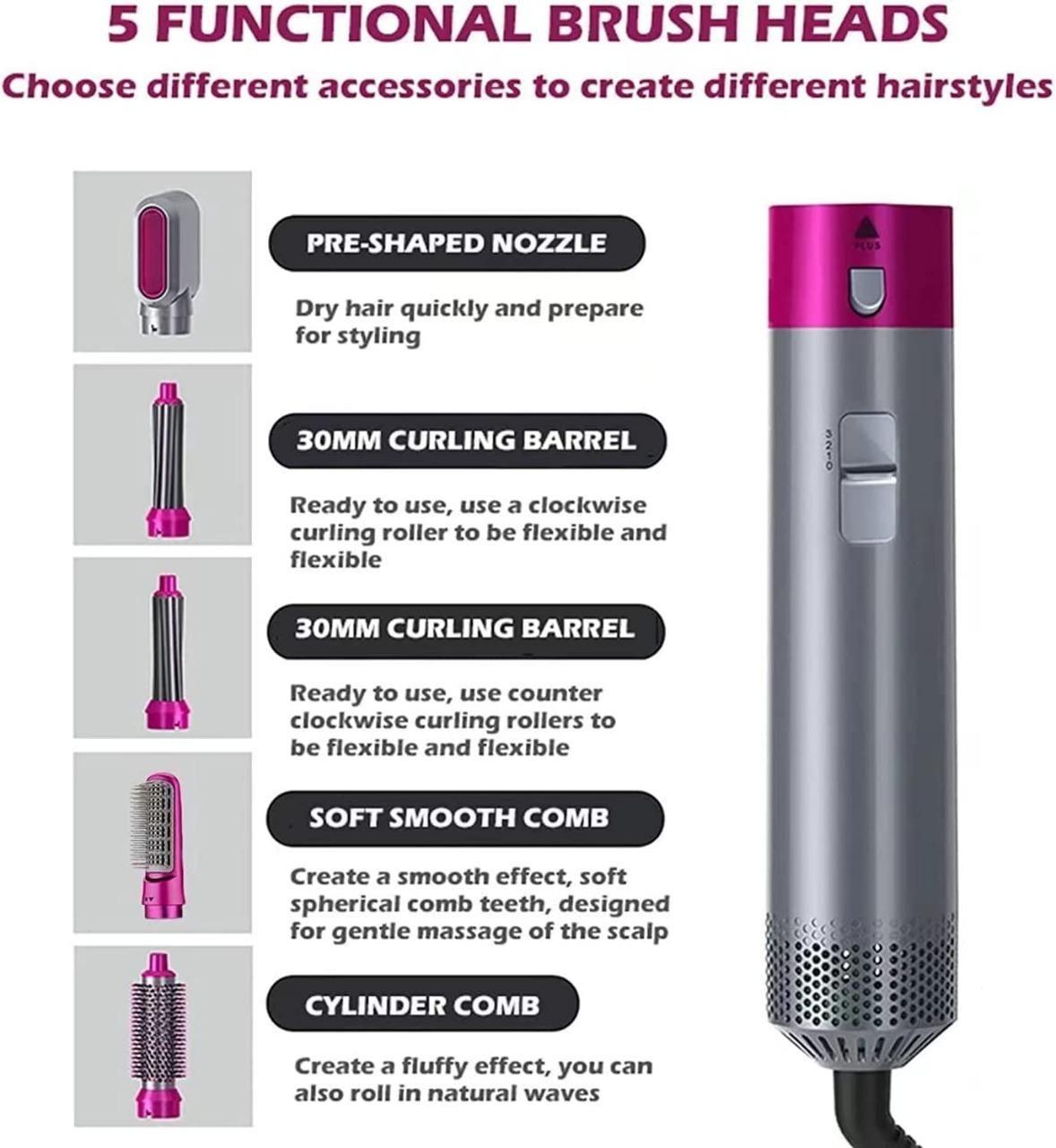 Air Styler Plus+™ 5-in-1 Ionic Air Styler