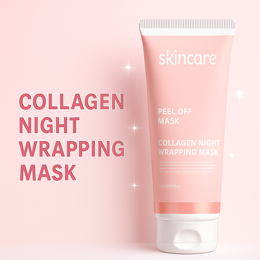 GlowLuxe + Collagen Night Wrapping Peel Off Mask Pack of 1 + 1